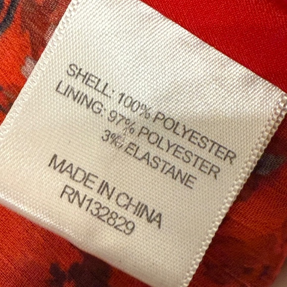 House of Harlow X Revolve size S halter Tie Back Top Red Floral Festival - Picture 10 of 11